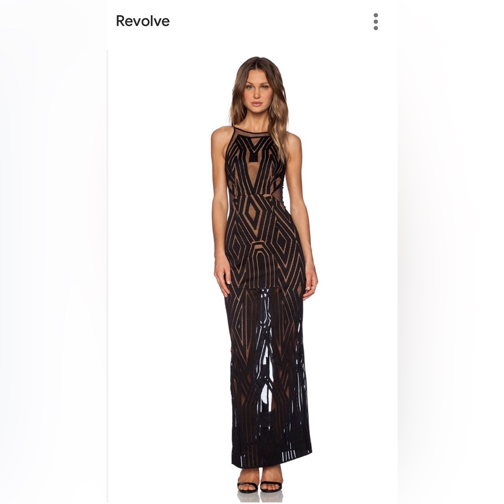 Revolve backless maxi dress by Shona Joy